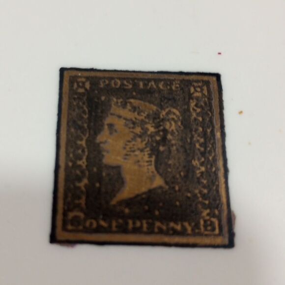 Vintage Wheeling Postage Stamp Ceramic 6 X 6 Tile - Picture 7 of 10